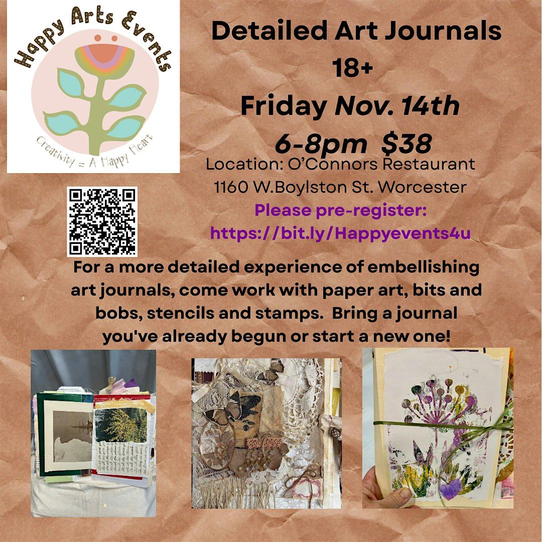 Detailed Art Journal Workshop