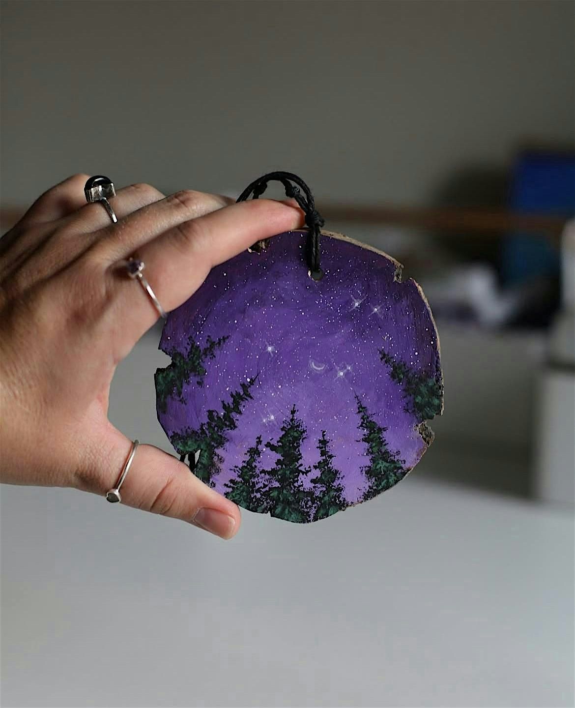 Mocktail Sip & Paint: Wood Slice Painting