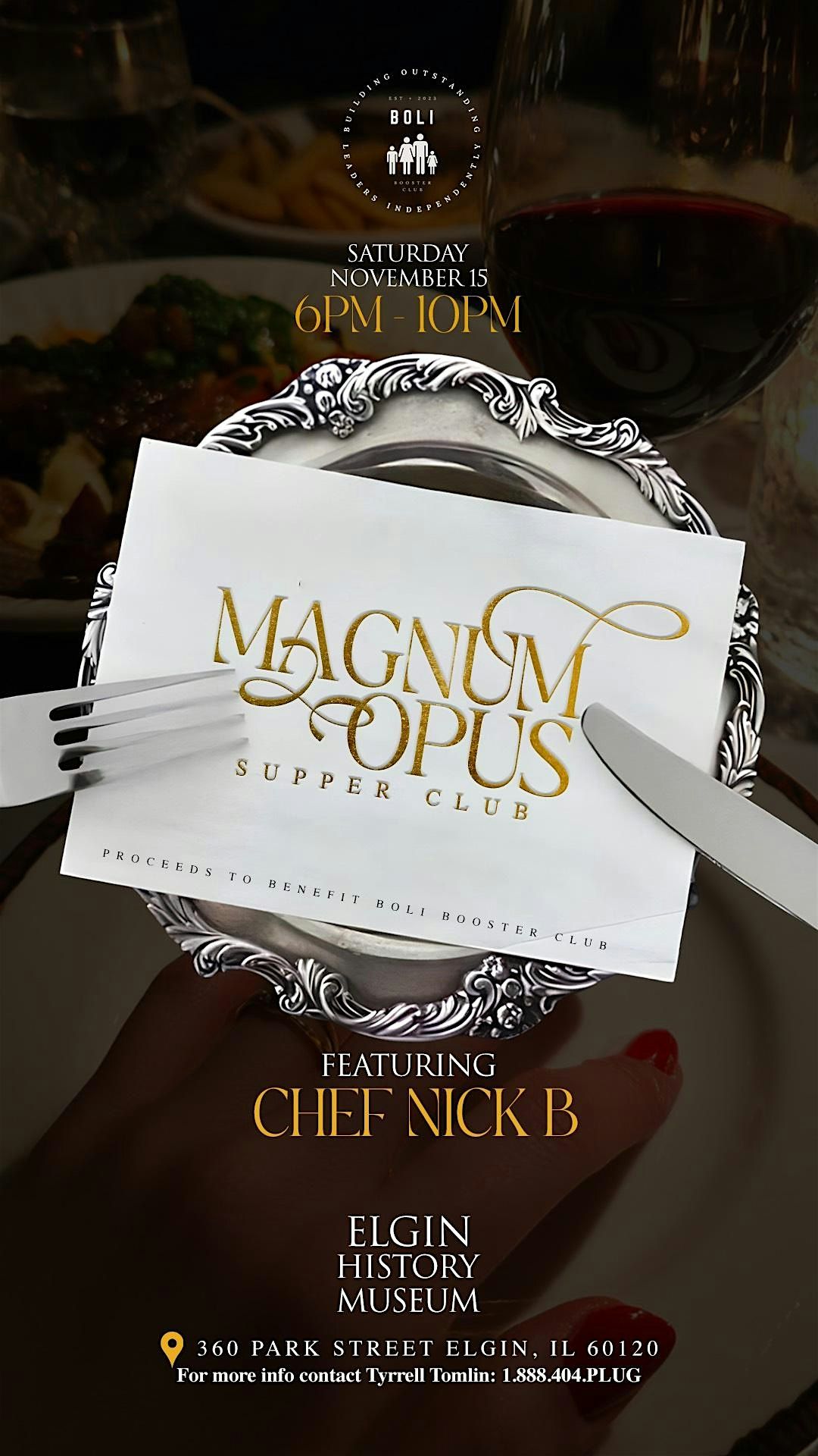 Magnum Opus Supper Club \u2013 An Evening of Flavor, Connection and Purpose