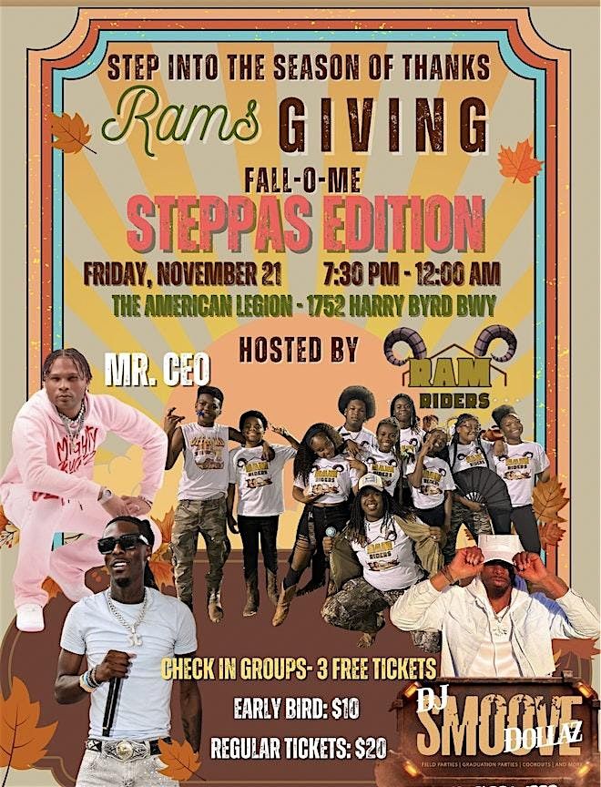 Ramsgiving Fall-O-Me: Steppas Edition