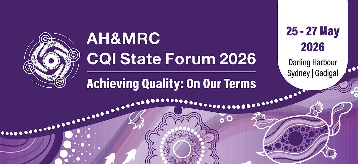 AH&MRC CQI State Forum 2026