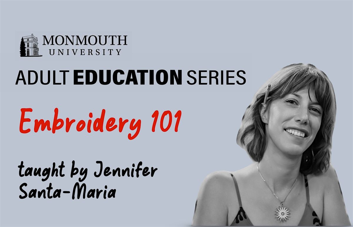 Adult Education Series: Embroidery 101
