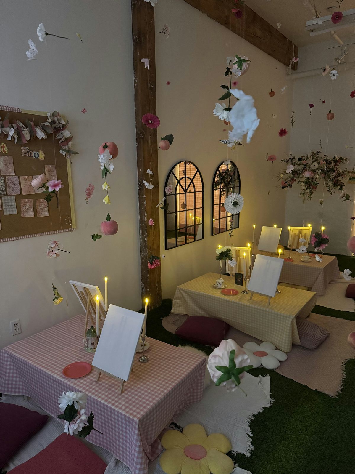 Candlelight Picnic: Art After Hours @ Indoor Picnic Caf\u00e9 - Dear Peachies