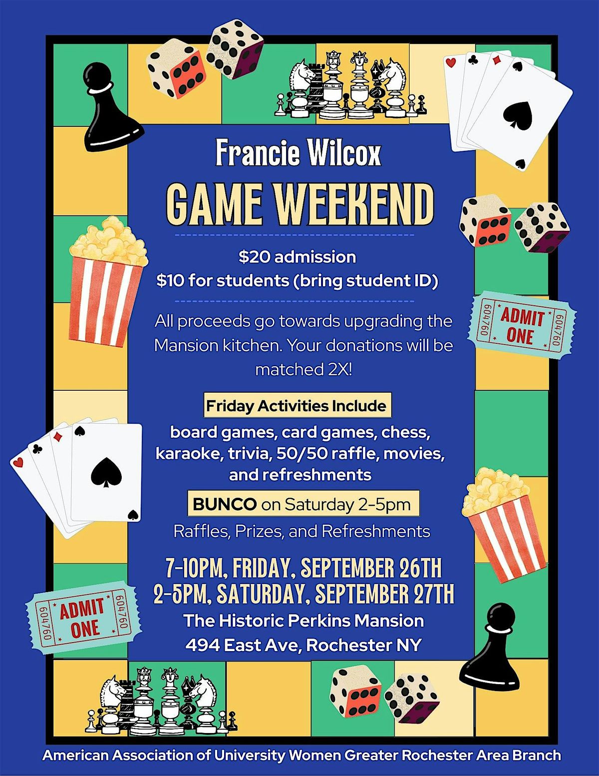 Francie Wilcox Game Weekend