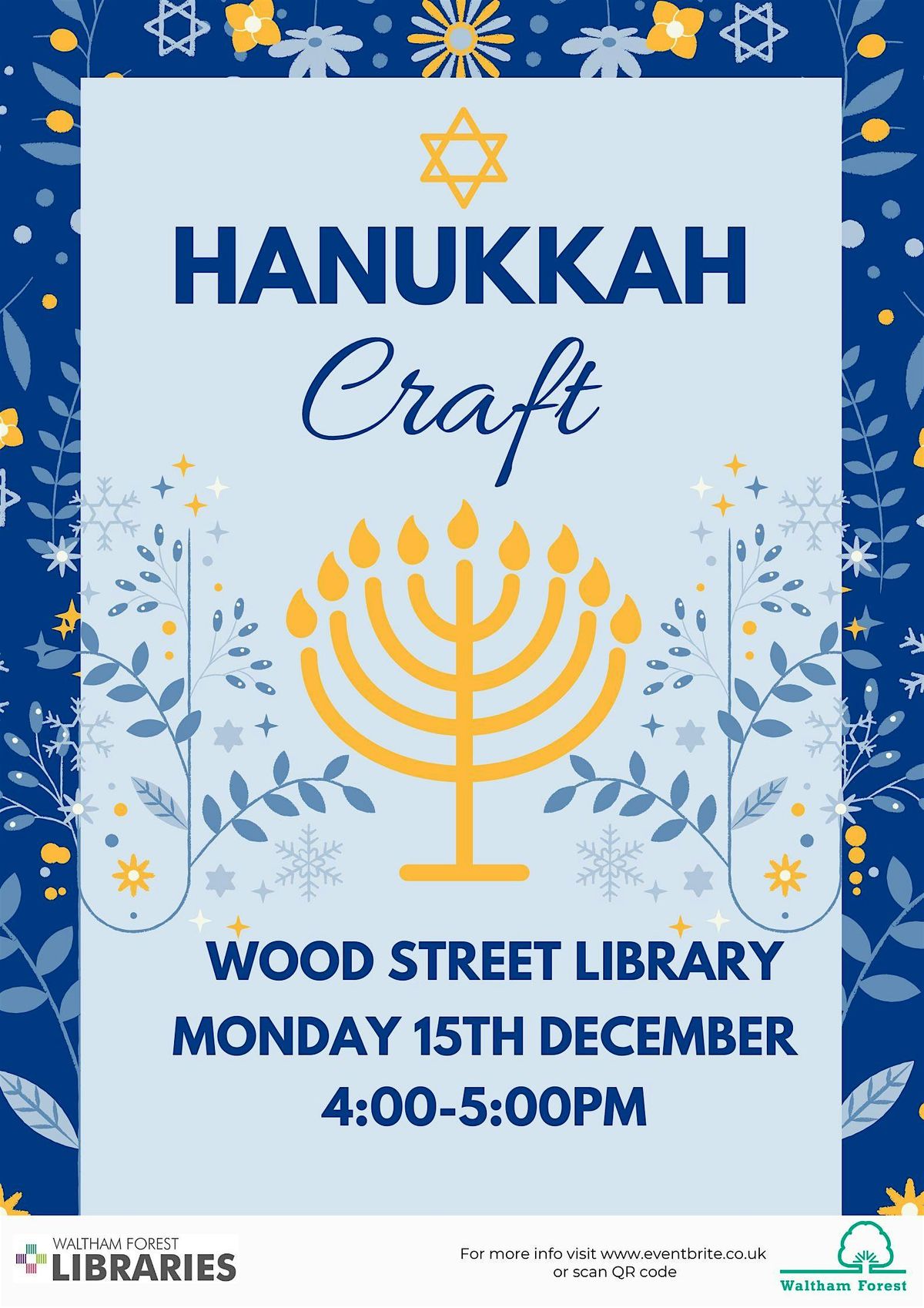 Hanukkah Craft @ Wood Street Library