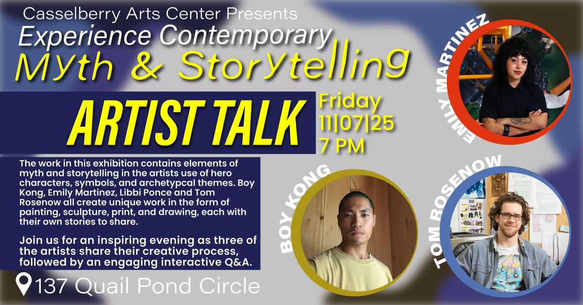 Artist Talk - Experience Contemporary (Myth and Storytelling)