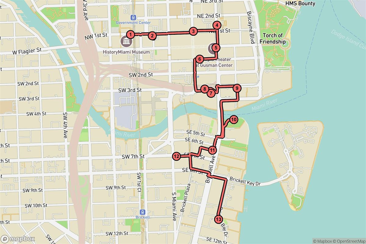 Miami Audio Tour: Skyscrapers, Stories, and Spirits of Downtown