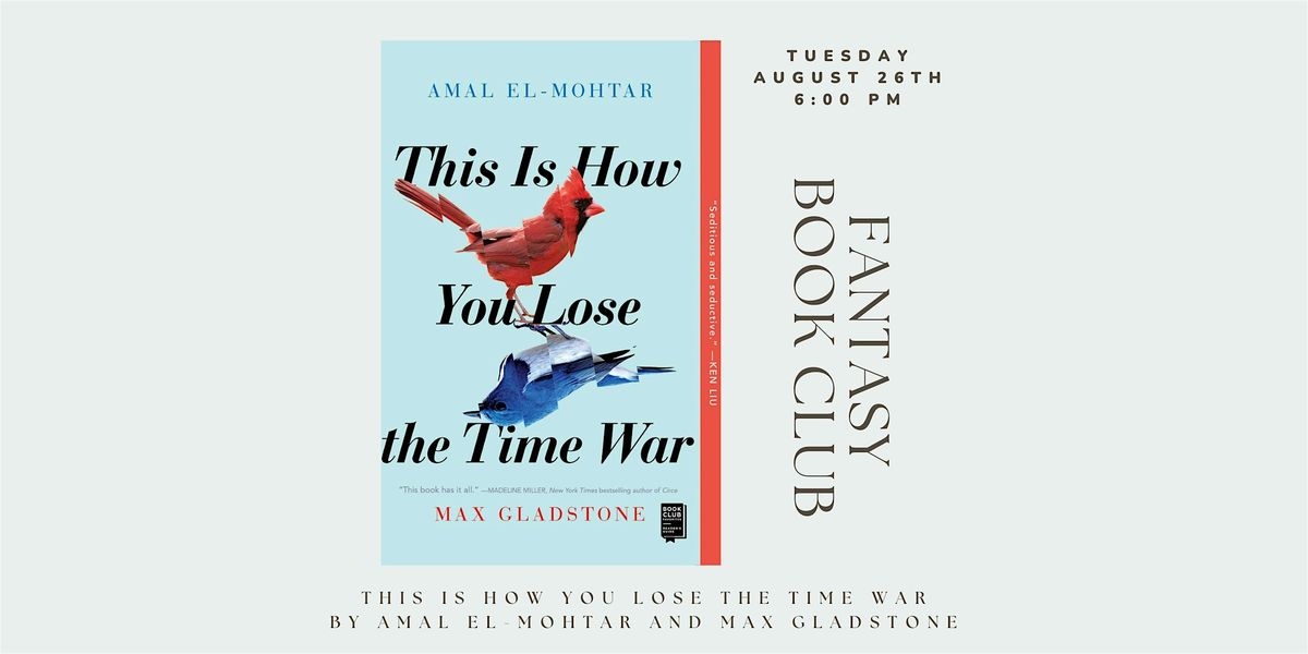 August Fantasy Book Club at Petals & Pages