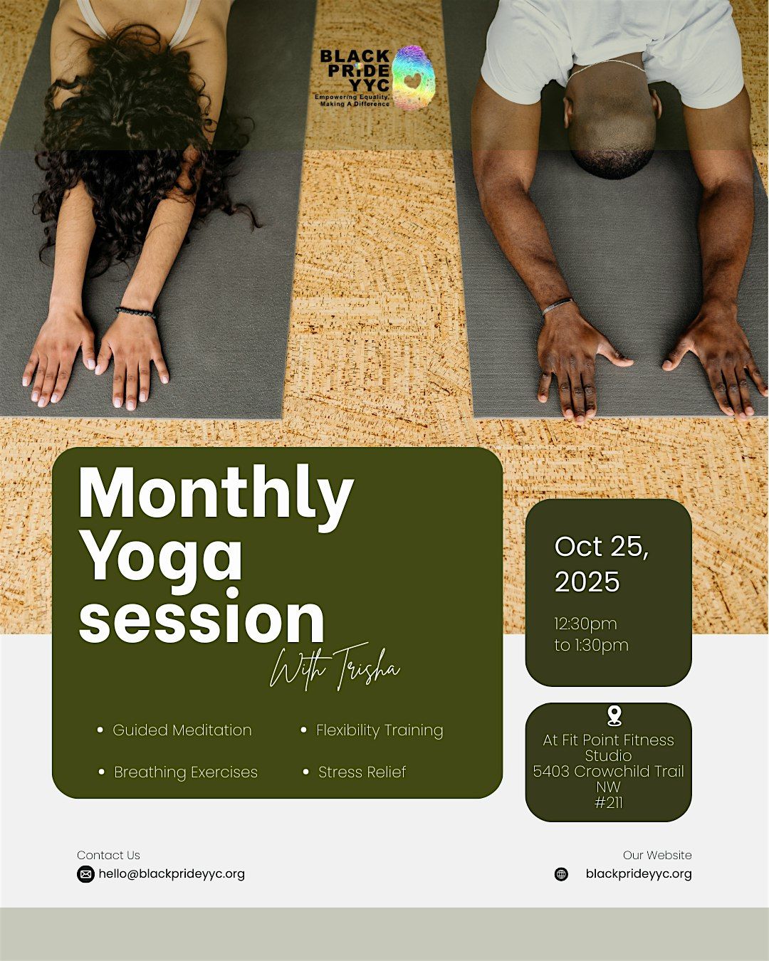 Safe Space Monthly Yoga Session