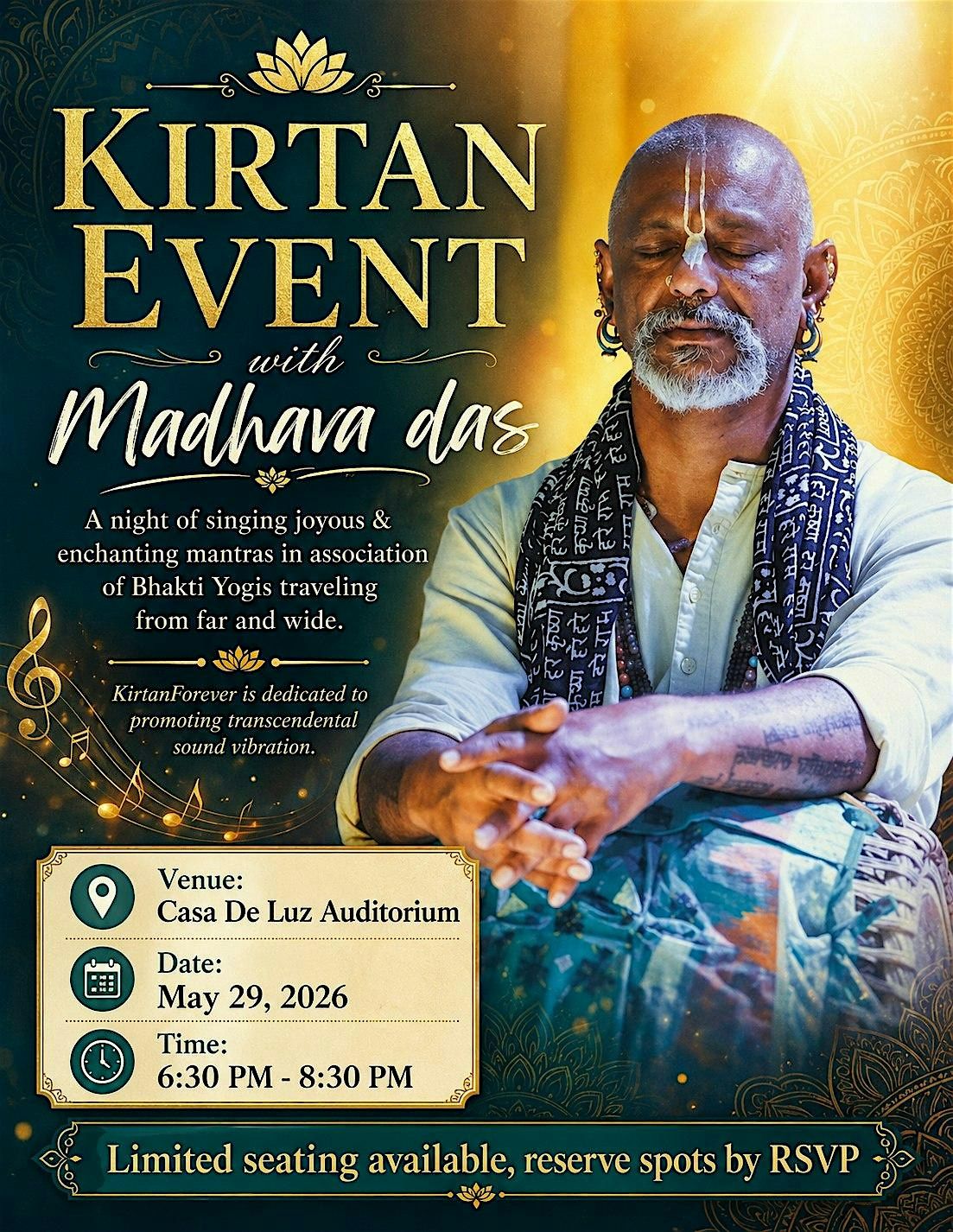 Kirtan with Bhakti Yogi Madhava das