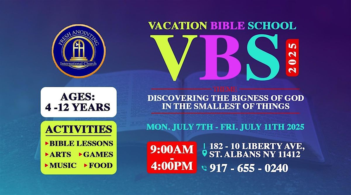 FAIC 2025 VACATION BIBLE SCHOOL