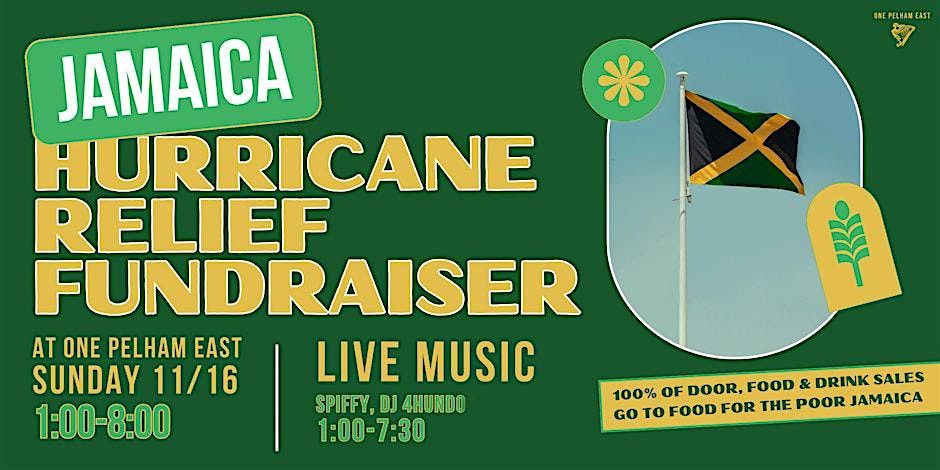 Jamaica Relief Party at One Pelham East ft. DJ 4Hundo & Spiffy & TBA