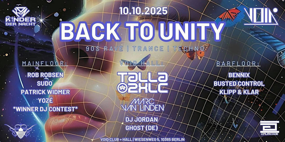 Back to Unity Rave - 90s Rave, Trance, Hardtechno by Kinder der Nacht ...
