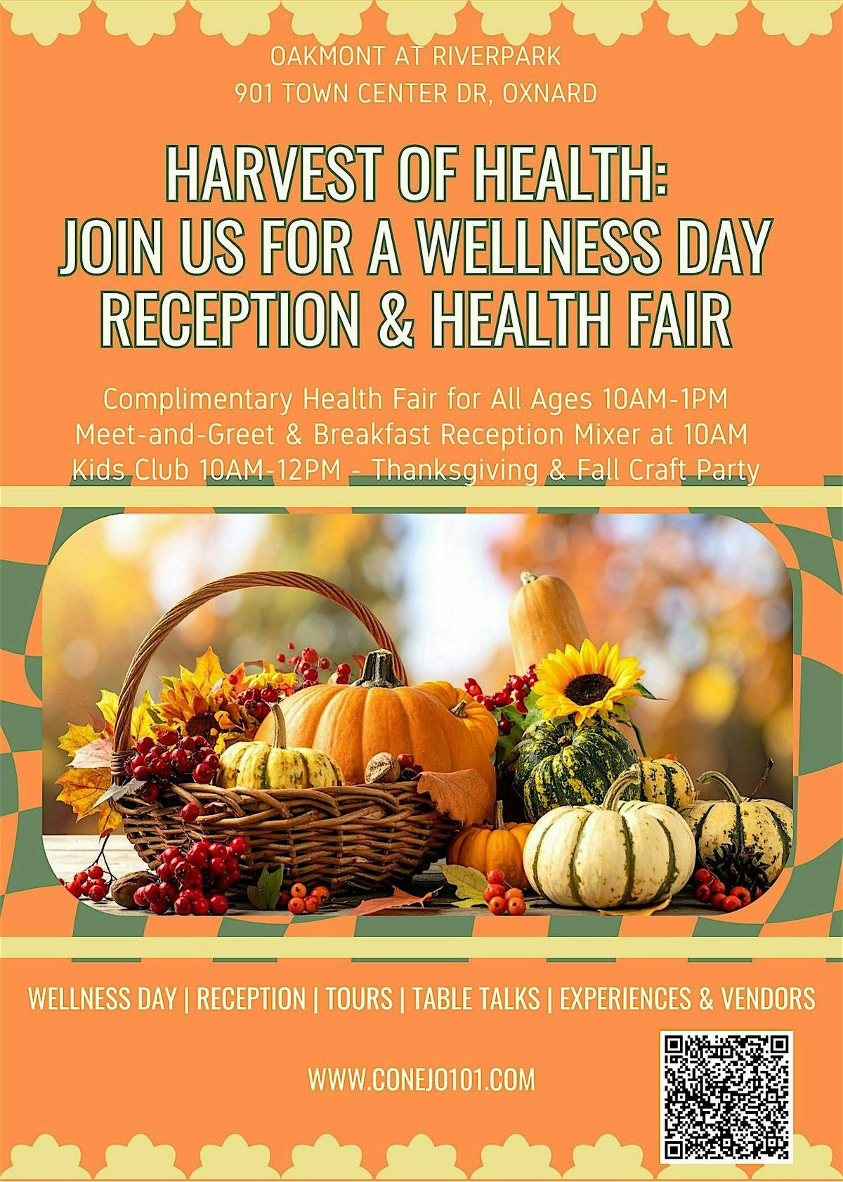 Harvest of Health: Wellness Day & Gratitude Mixer at Oakmont of Riverpark
