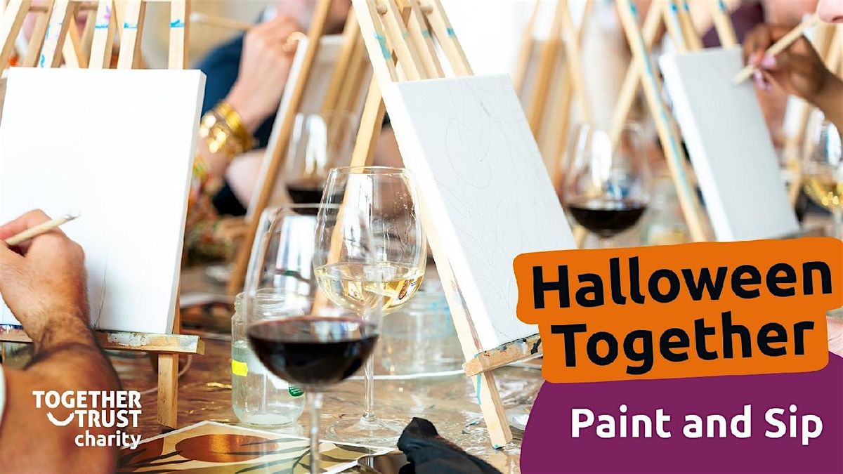 Halloween Paint and Sip Together