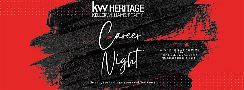 Career Night at Keller Williams Heritage Realty