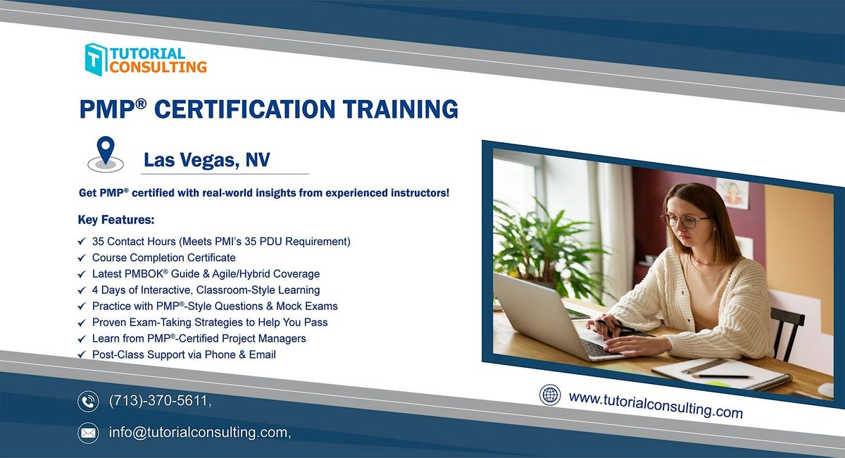 PMP\u00ae Certification Classroom Course in Las Vegas, NV