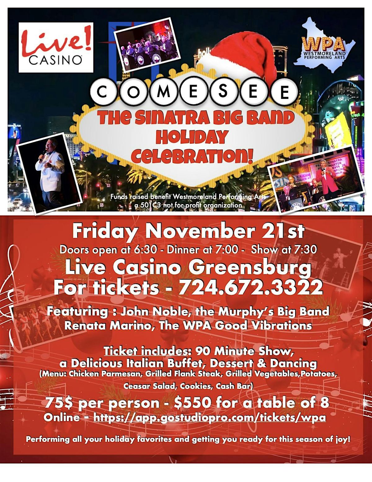 The Sinatra Big Band Holiday Celebration