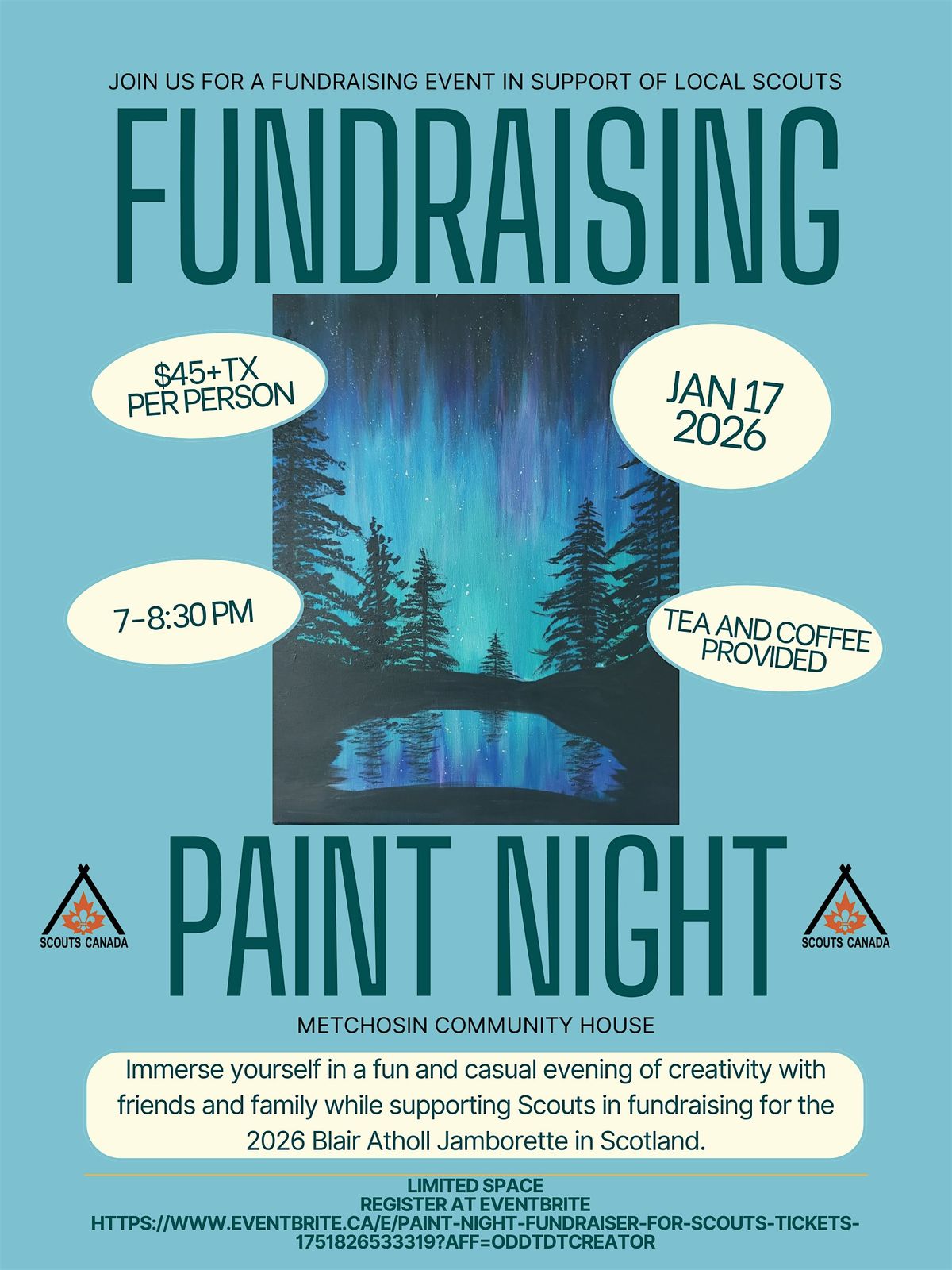 Paint Night Fundraiser for Scouts