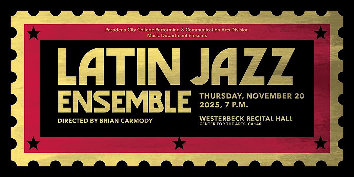 Latin Jazz Ensemble, directed by Brian Carmody