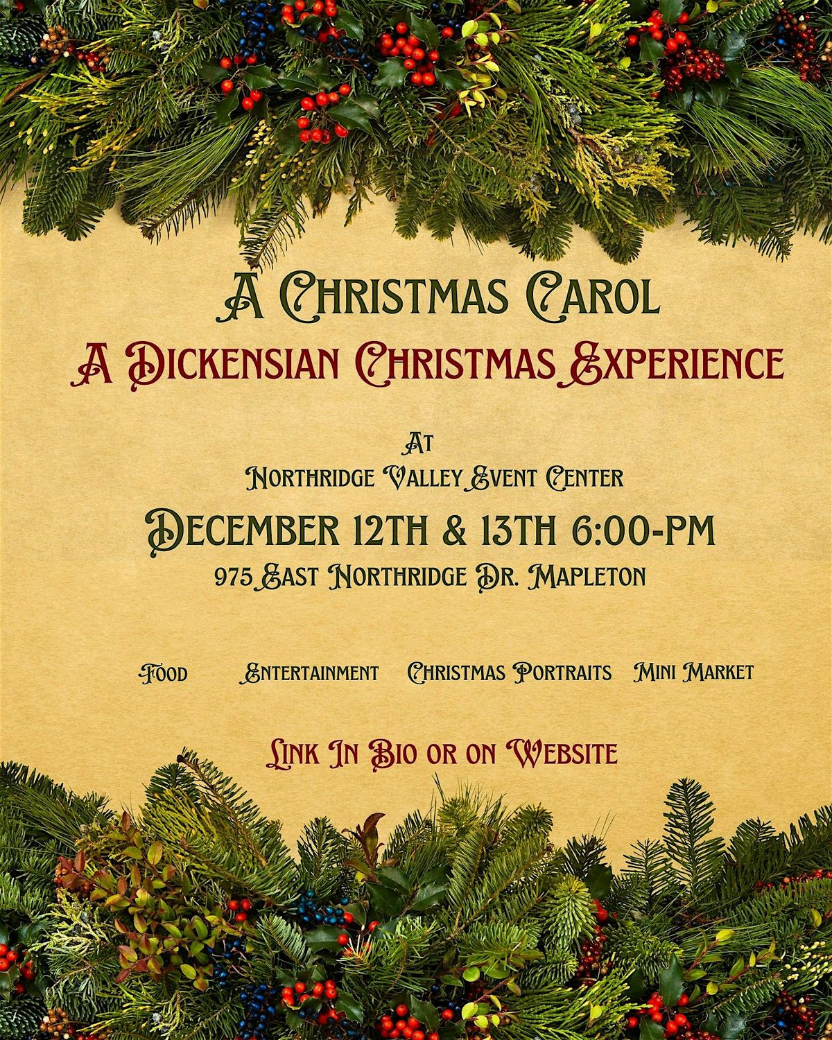 A Dickensian Christmas Experience - A Christmas Carol