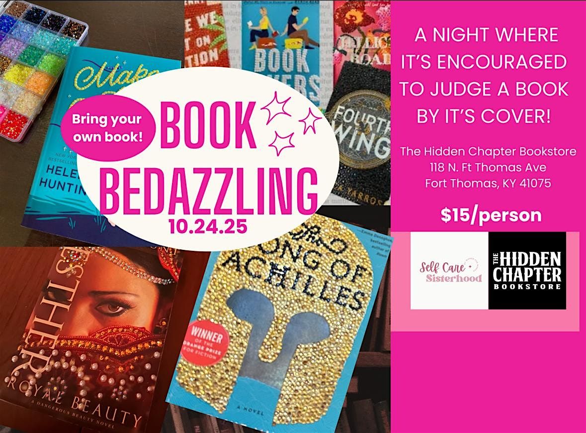 Book Bedazzling with the Self Care Sisterhood