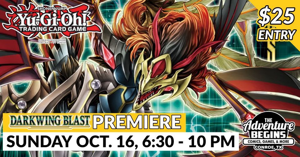 YuGiOh! Darkwing Blast Premiere Tournament The Adventure Begins