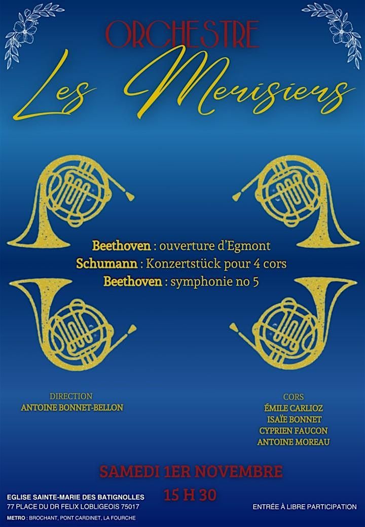 SYMPHONIES de Schumann & Beethoven
