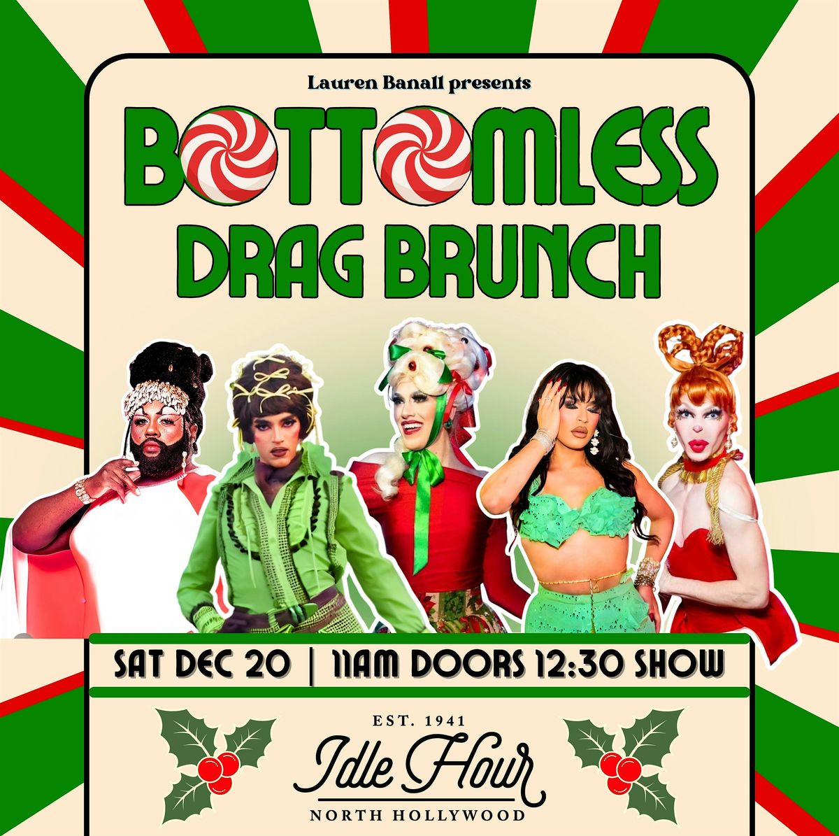 Bottomless Drag Brunch Holiday Spectacular! 12\/20