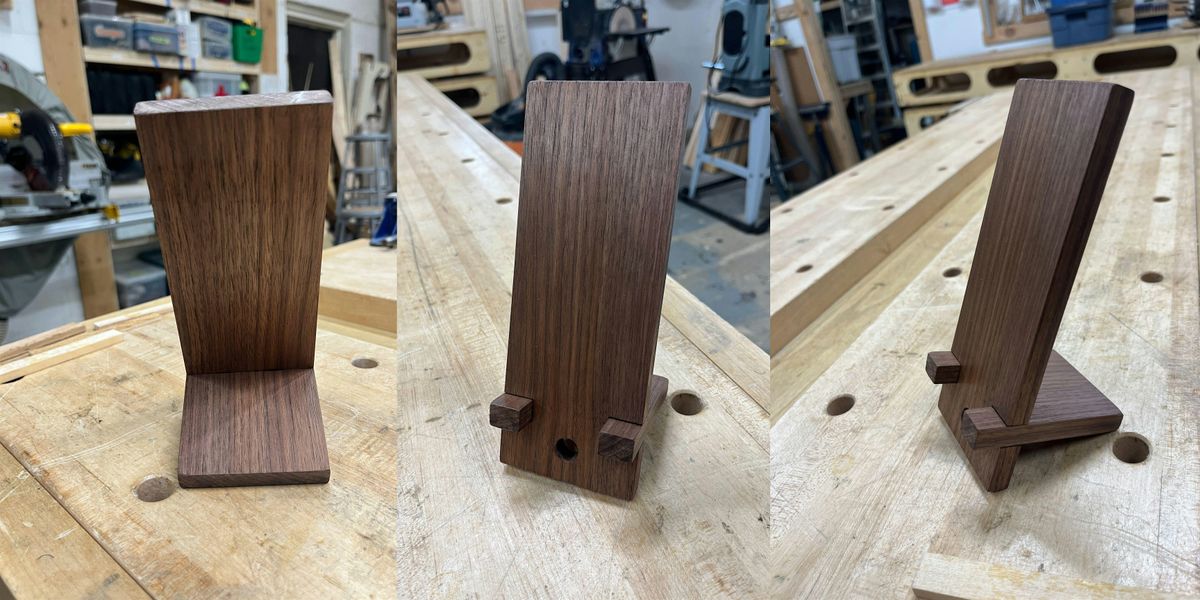 Make a Wooden Phone Stand