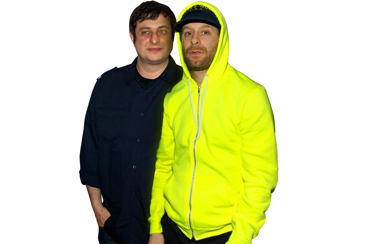 Eugene Mirman with Jon Glaser