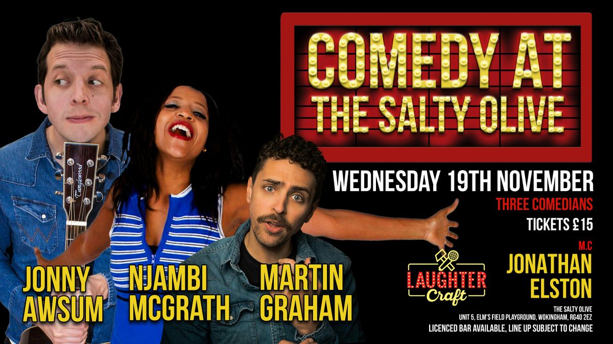 Comedy at the Salty Olive Wokingham