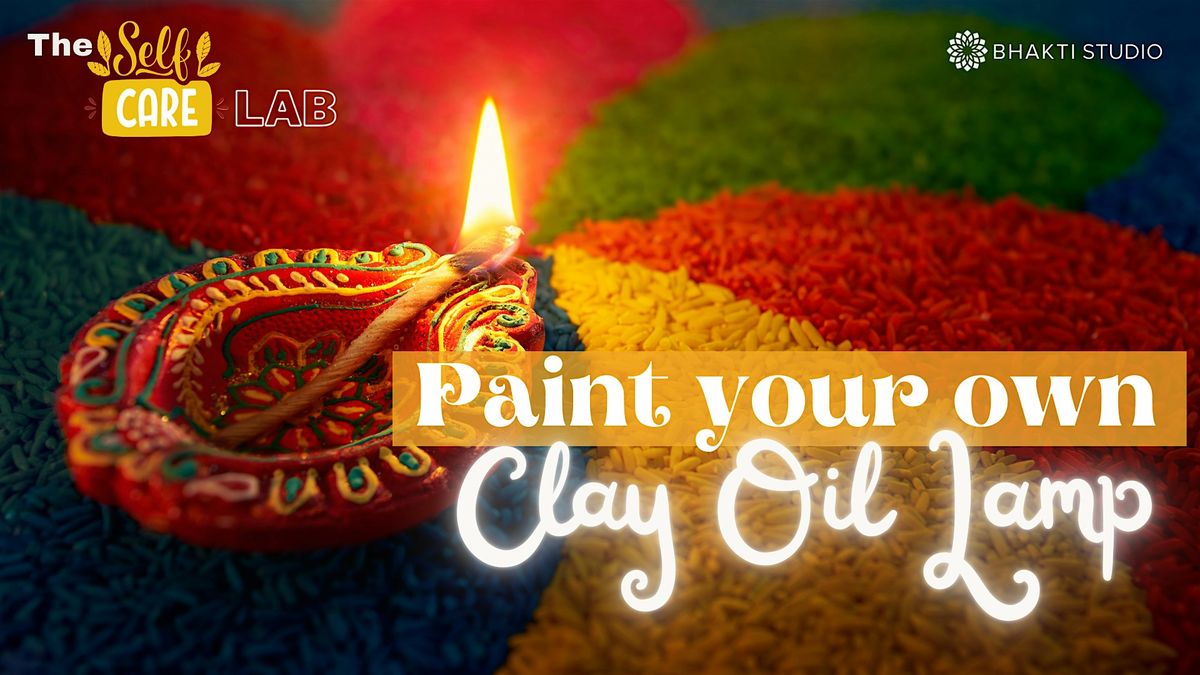 The Self Care Lab: Paint your own Clay Oil Lamp
