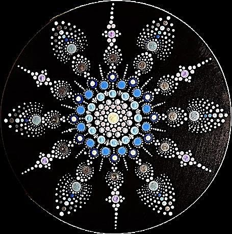 Snowflake Mandala with Beth Goulet at Moonstone Art Studio