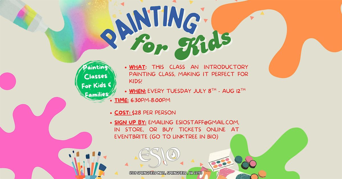 Painting for Kids!