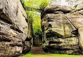 Three Sandstone outcrops, Spa Valley Railway & High Weald hike