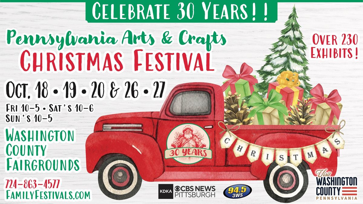 Pennsylvania Arts & Crafts Christmas Festival Washington County