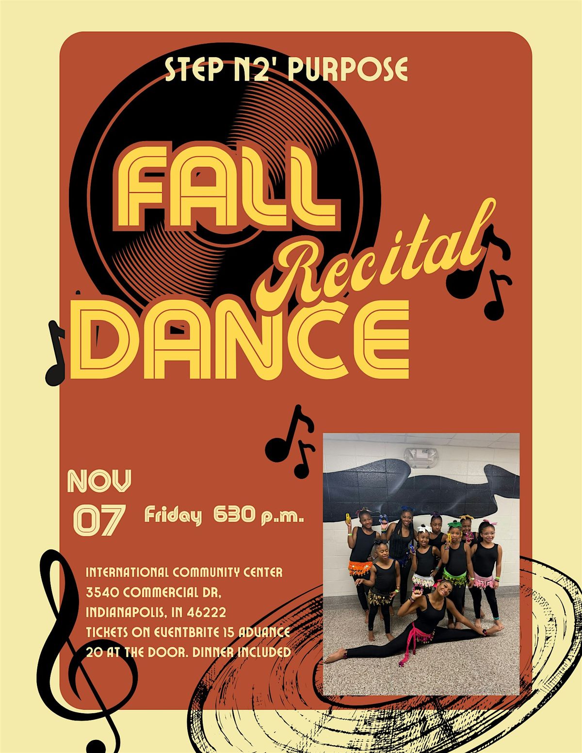 Step N2' Purpose Fall Dance Recital