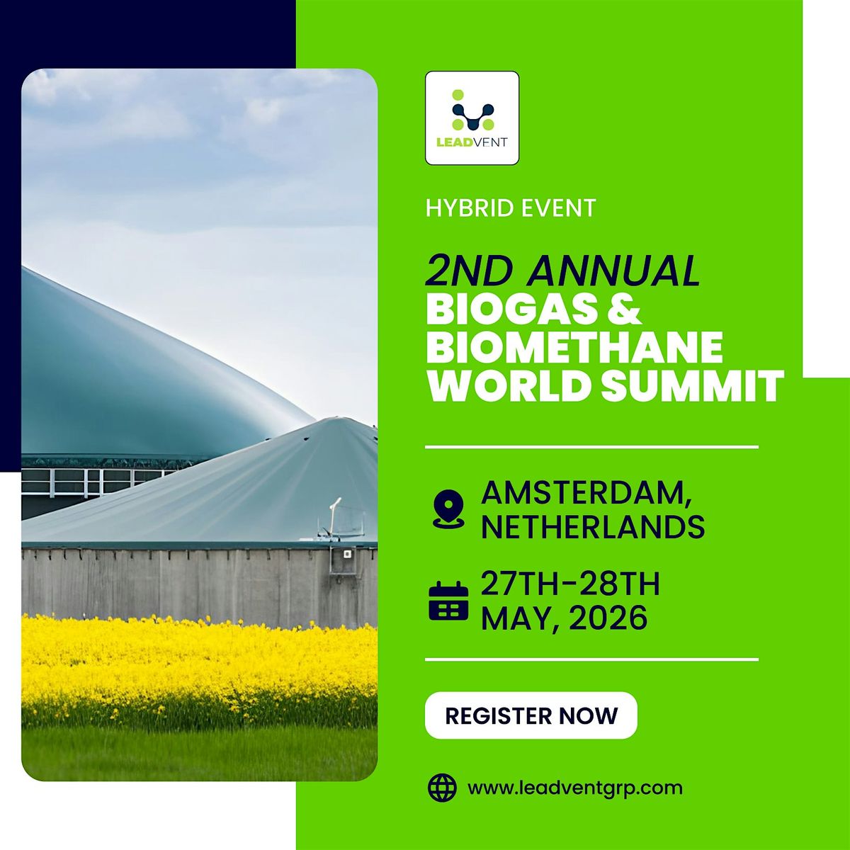 2nd Annual Biogas & Biomethane World Summit