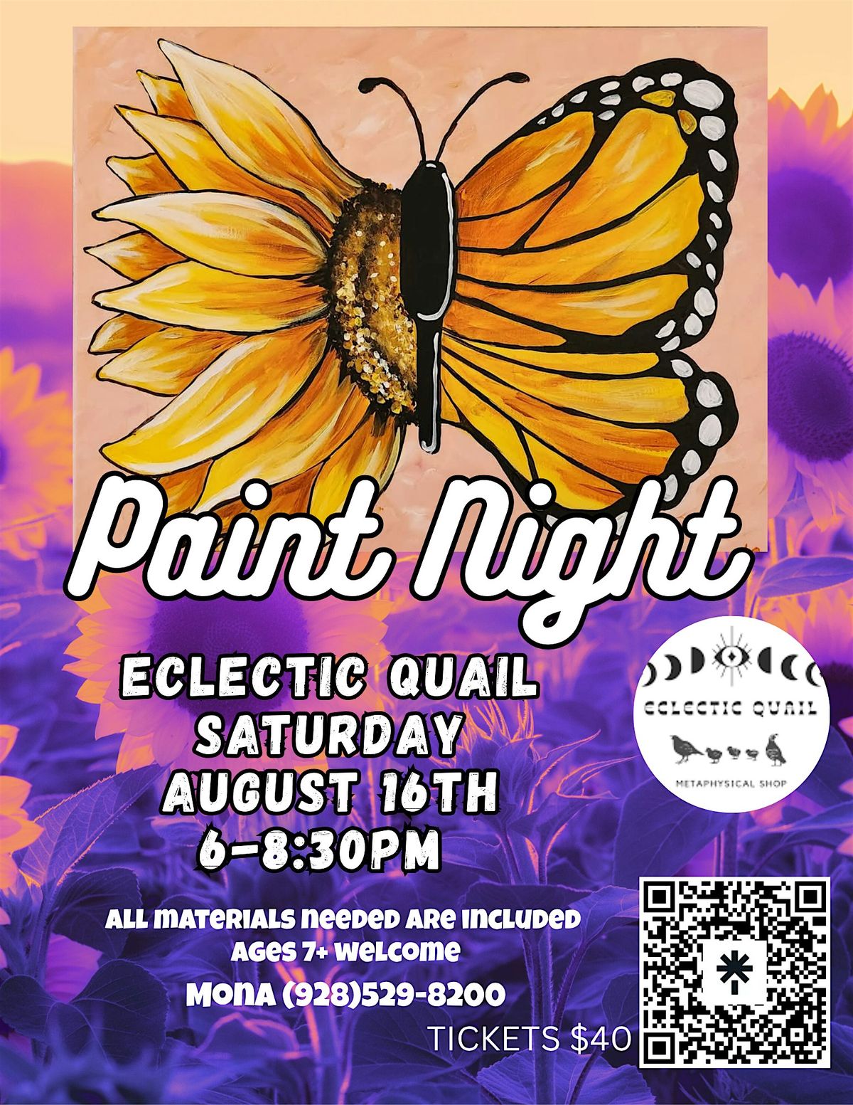 Paint Night @ EQ Butterfly