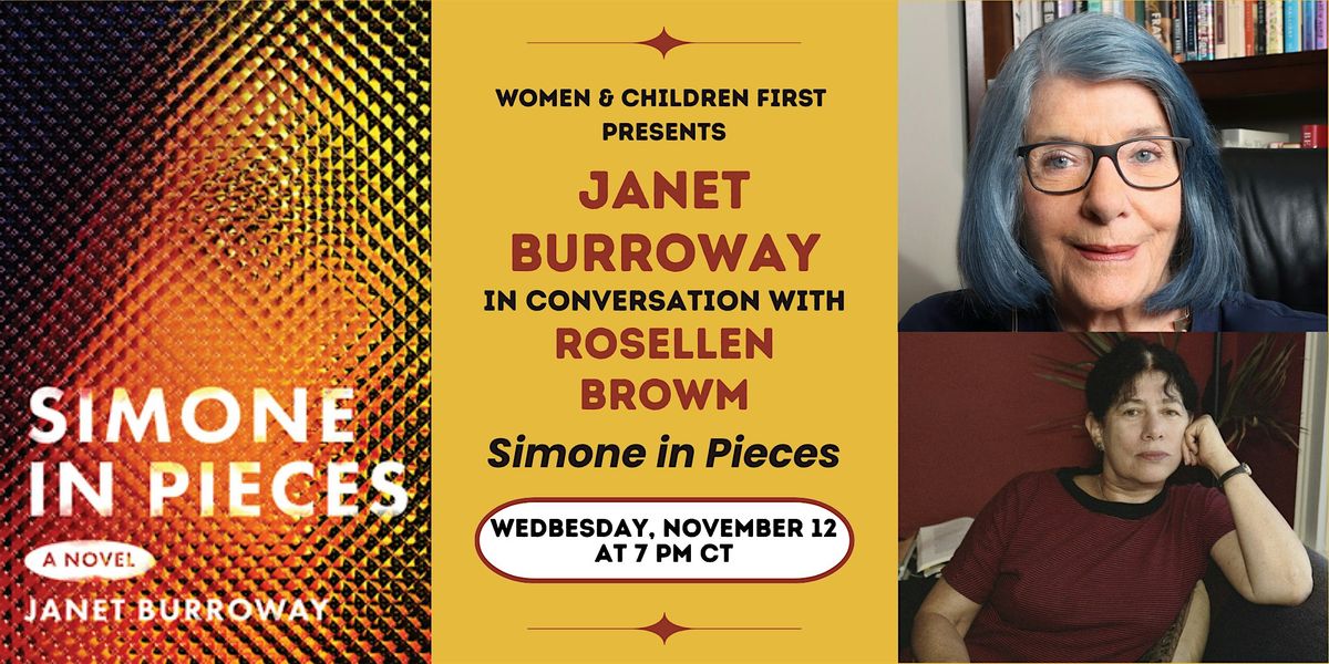 Book Launch: SIMONE IN PIECES by Janet Burroway