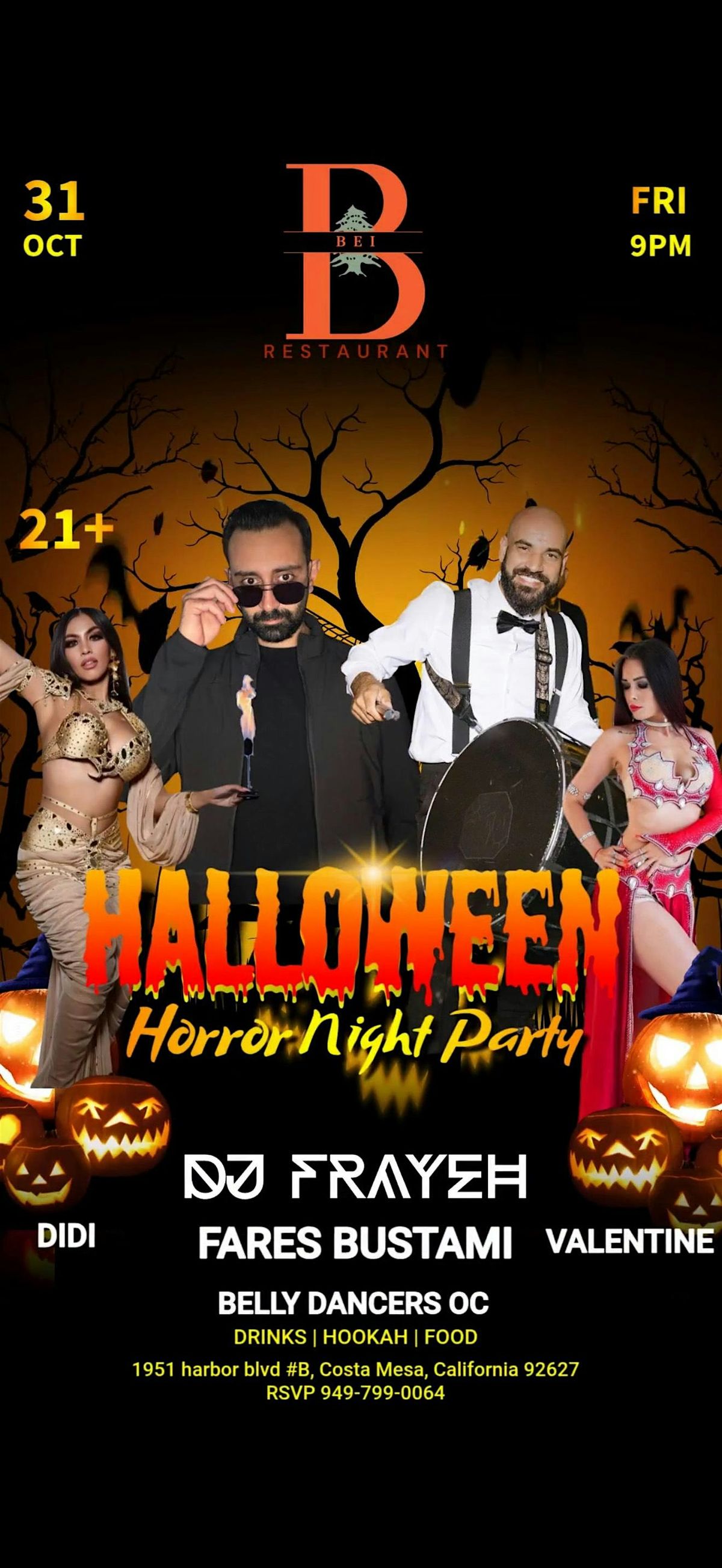 Halloween Costume Party at Bei