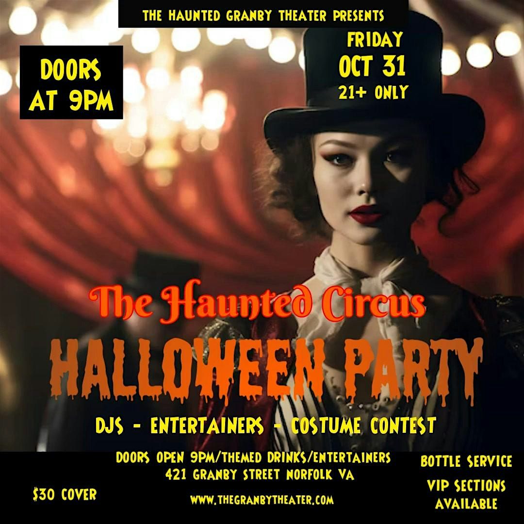 Granby Theater Presents A Haunted Circus Halloween Party