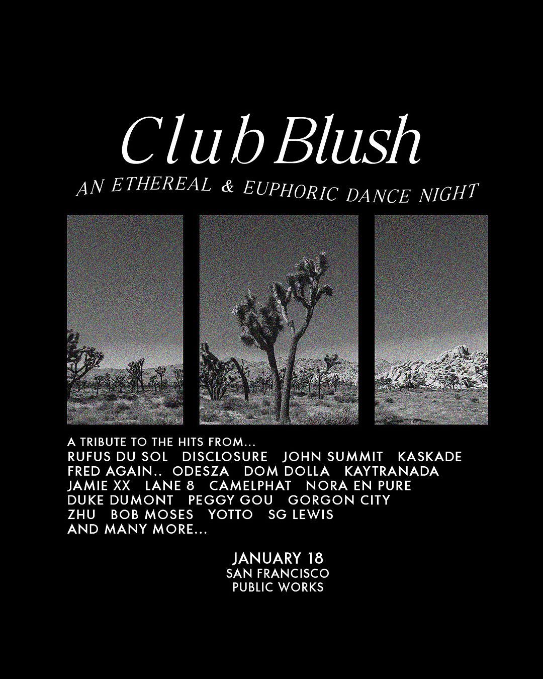 Club Blush: An Ethereal & Euphoric Dance Night at Holocene