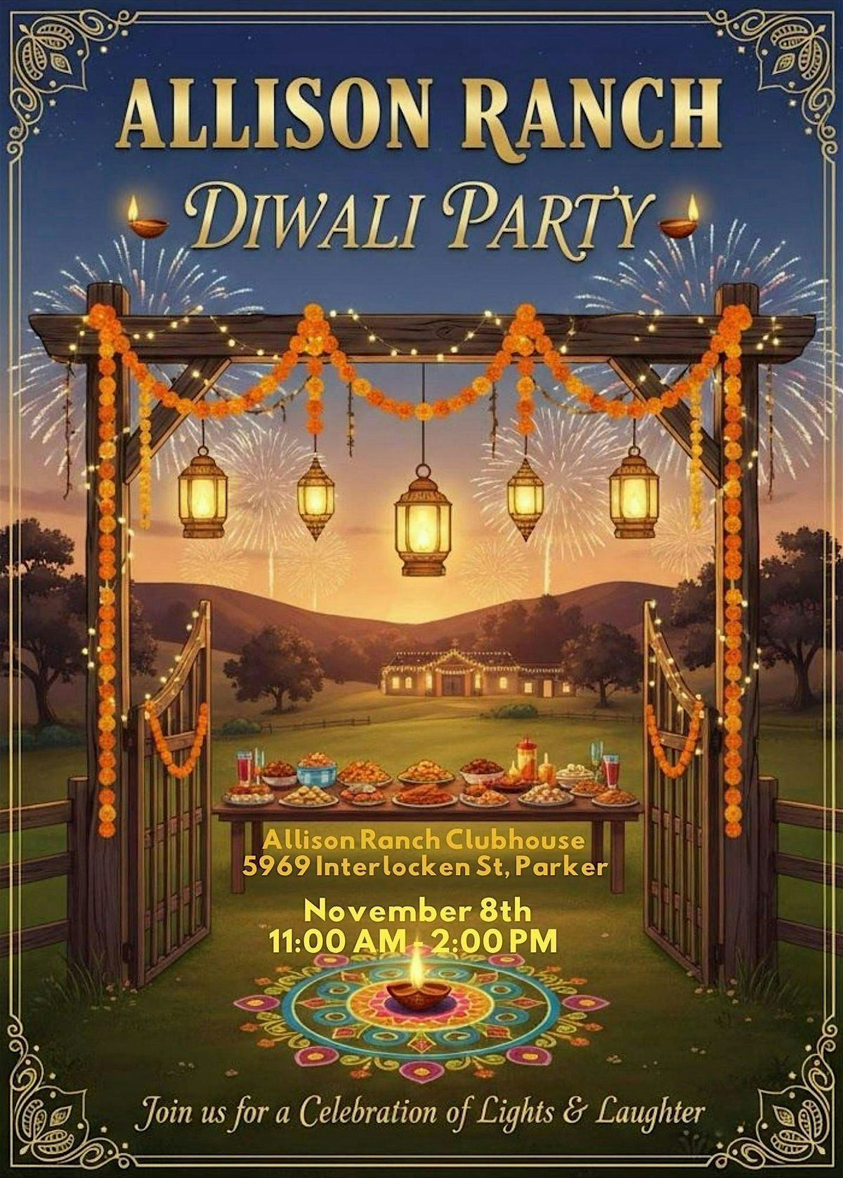 Diwali 2025- Allison Ranch