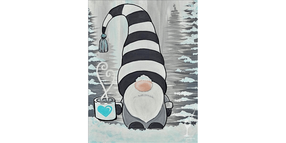 A Winter Gnome - Paint and Sip in Denver | Classpop!\u2122
