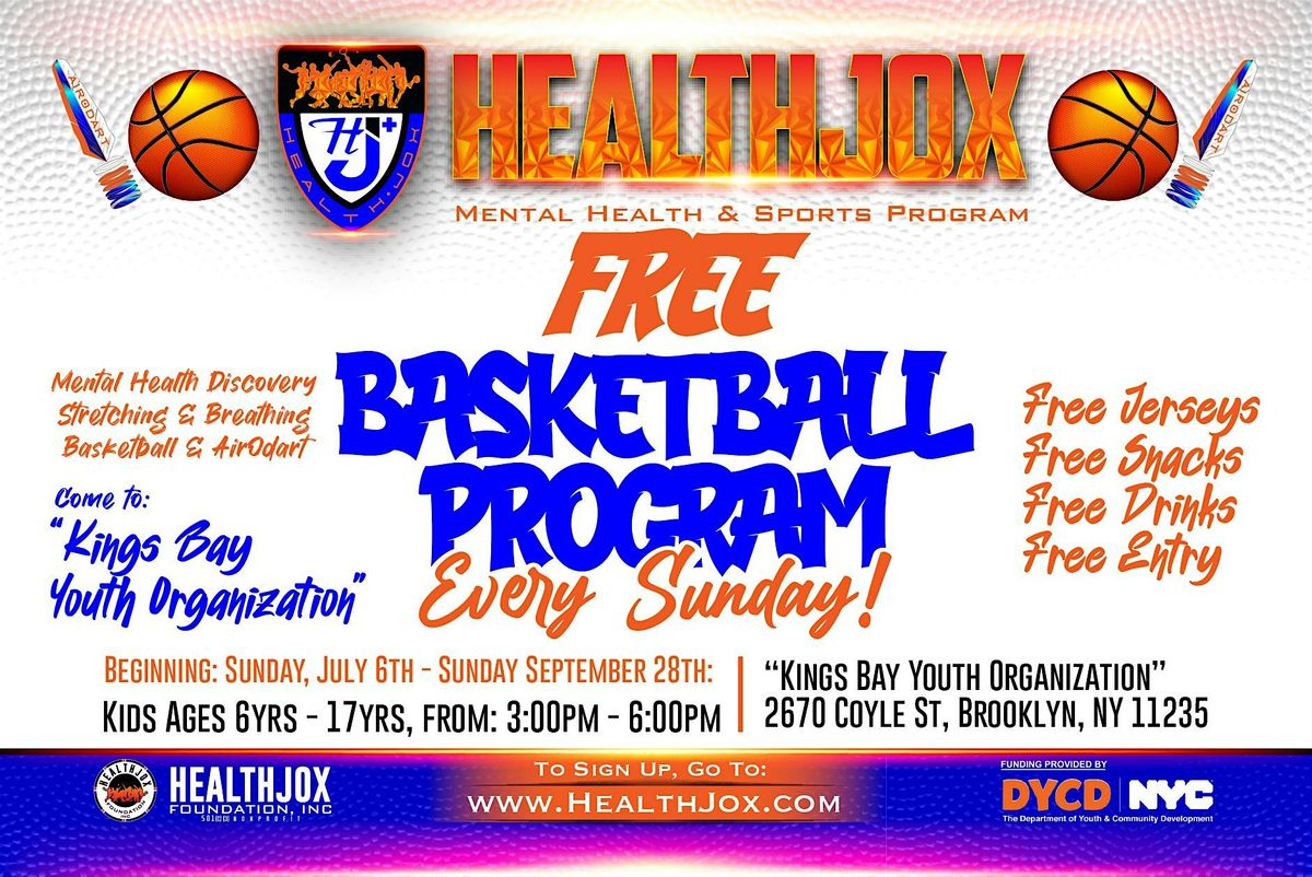 HealthJox - EVERY SUNDAY - Mental Health & Sports Program (FREE!)