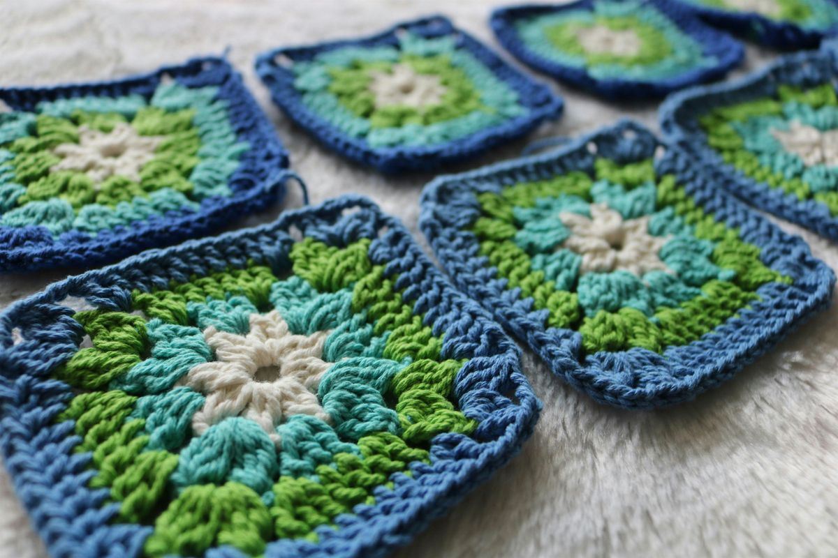 Intermediate\/Beginner Crochet Workshop (Make a Granny Square)