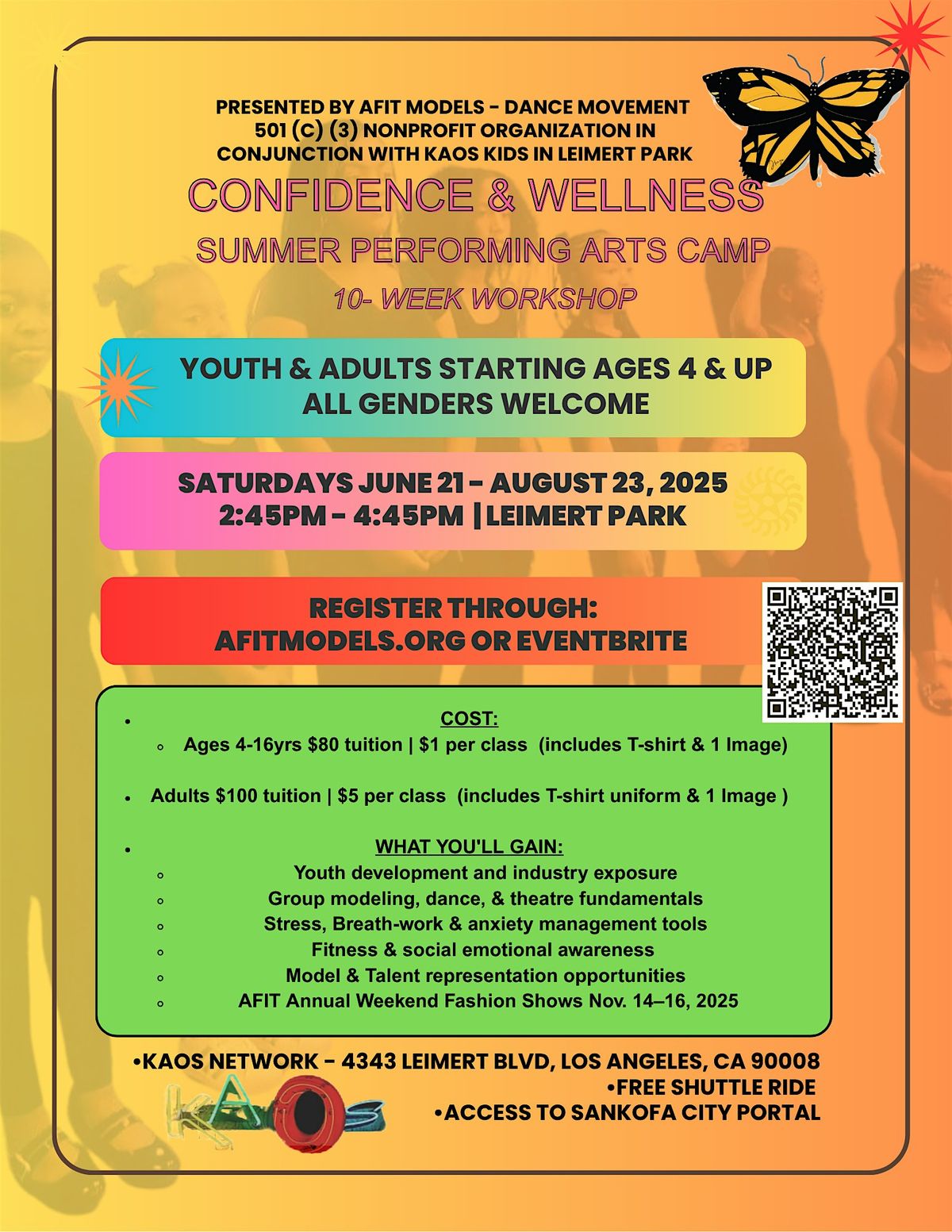 AfitModels Confidence & Wellness Workshop (KAOS NETWORK)
