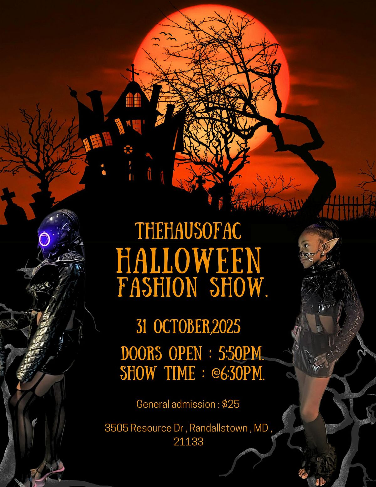 Thehausofac halloween fashion show.